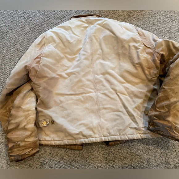 Carhartt Coat Mens XLarge Detroit Arctic Vintage Streetwear Quilted Duck Utility - Picture 4 of 6
